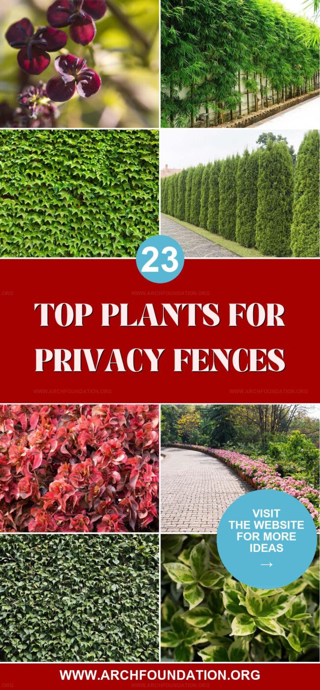 23 Best Plants to Grow as a Natural Privacy Fence