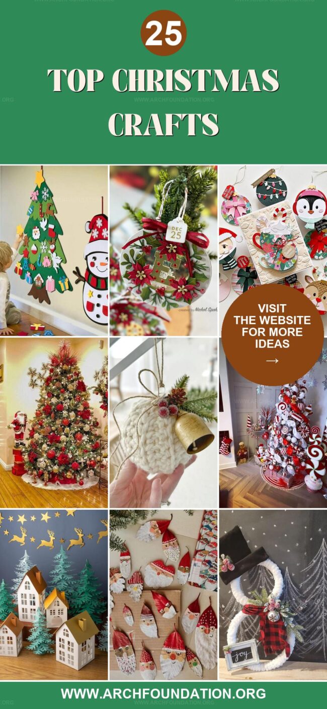 25 Must-Try Christmas Crafts to Unlock Holiday Magic