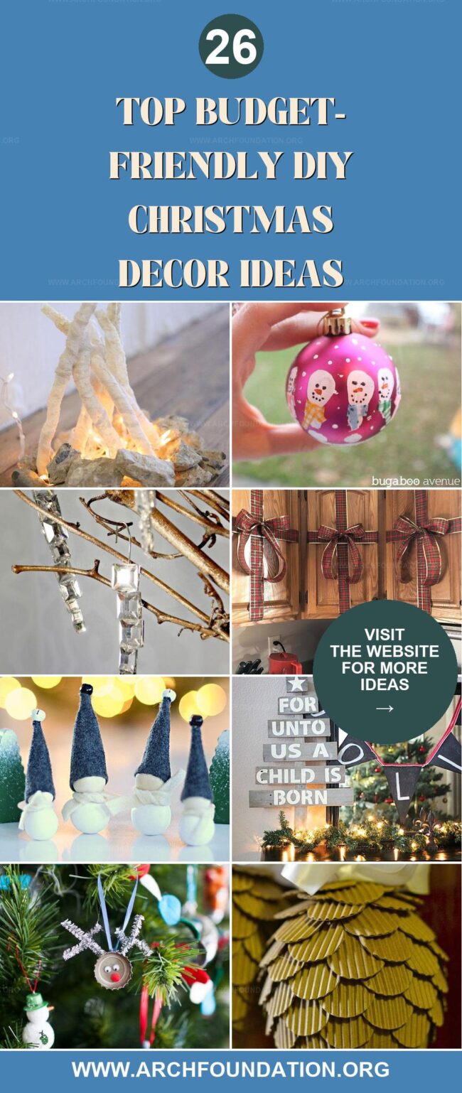 26 Budget-Friendly DIY Christmas Decor Ideas