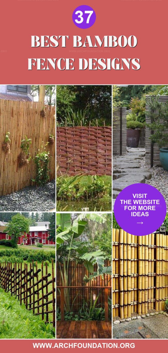 37 Beautiful Bamboo Fence Designs to Transform Your Outdoor Space