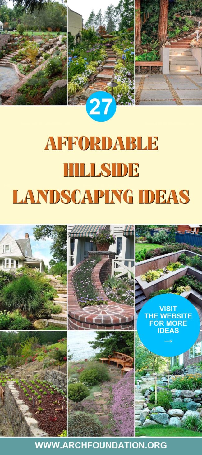 27 Budget-Friendly Hillside Landscaping Concepts