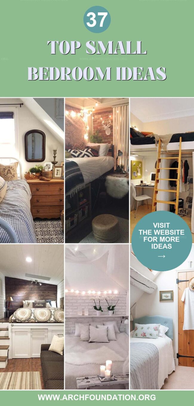 37 Smart Small Bedroom Layouts That Save Space