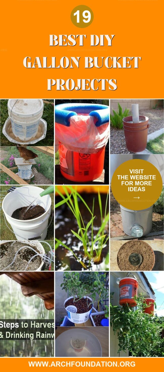 19 Creative DIY Projects Using Five Gallon Buckets