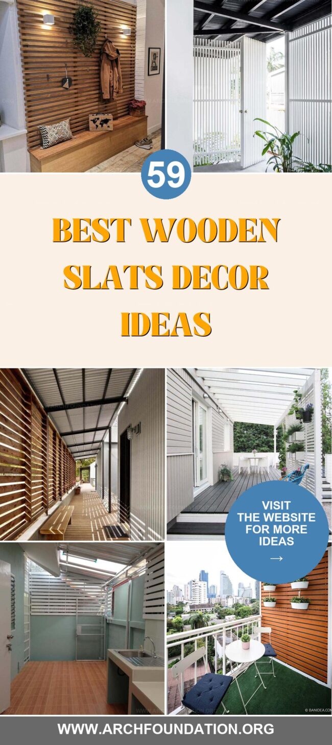 59 Best Wooden Slat Decor Ideas for a Stylish Home