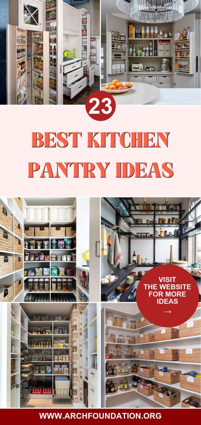 23 Space-Saving Kitchen Pantry Ideas for Ultimate Organization