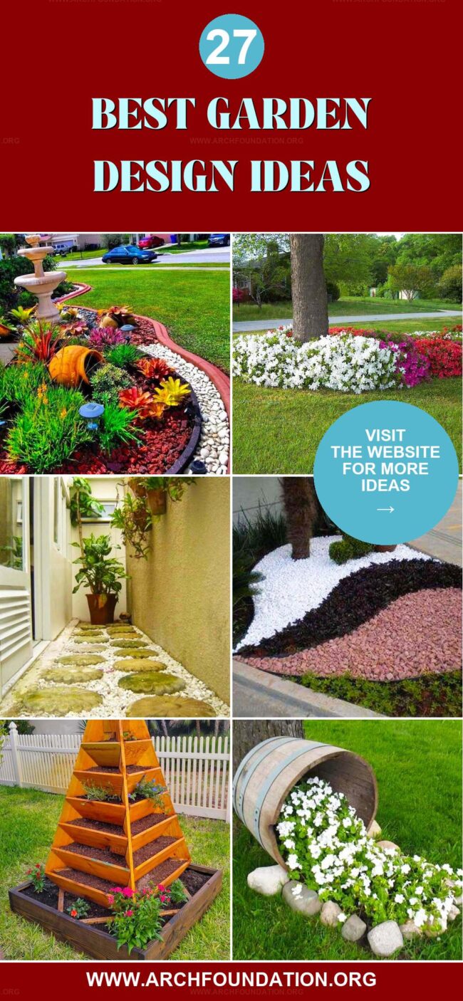 27 Elegant Garden Design Ideas to Bring Enchanting Charm to Your Yard