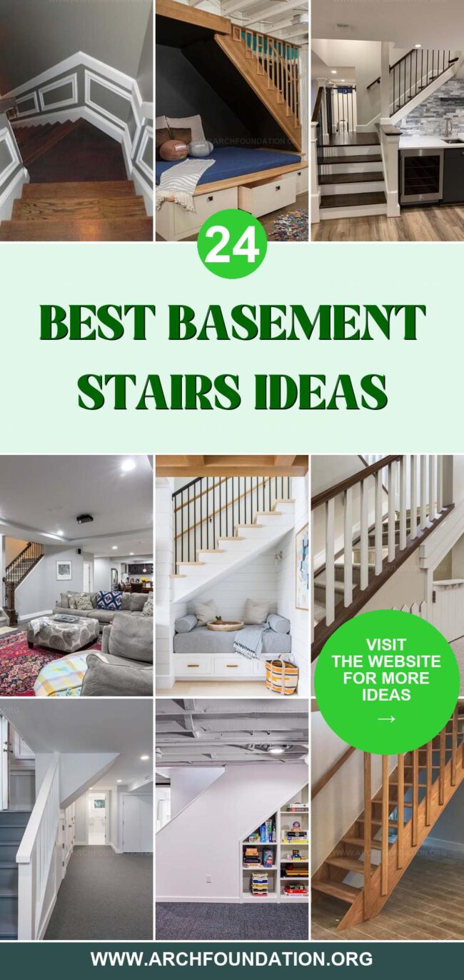 24 Stylish Basement Stairs Ideas for a Modern Look