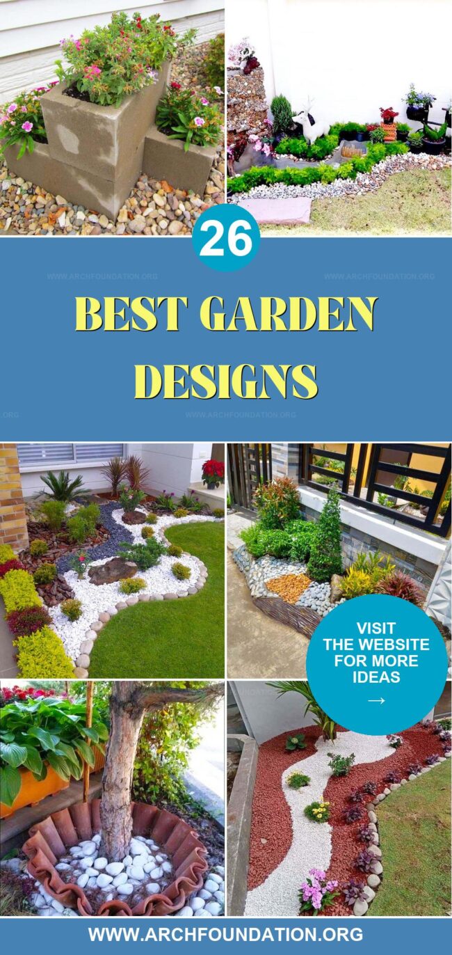 26 Stunning Garden Designs for Glam Outdoor Living