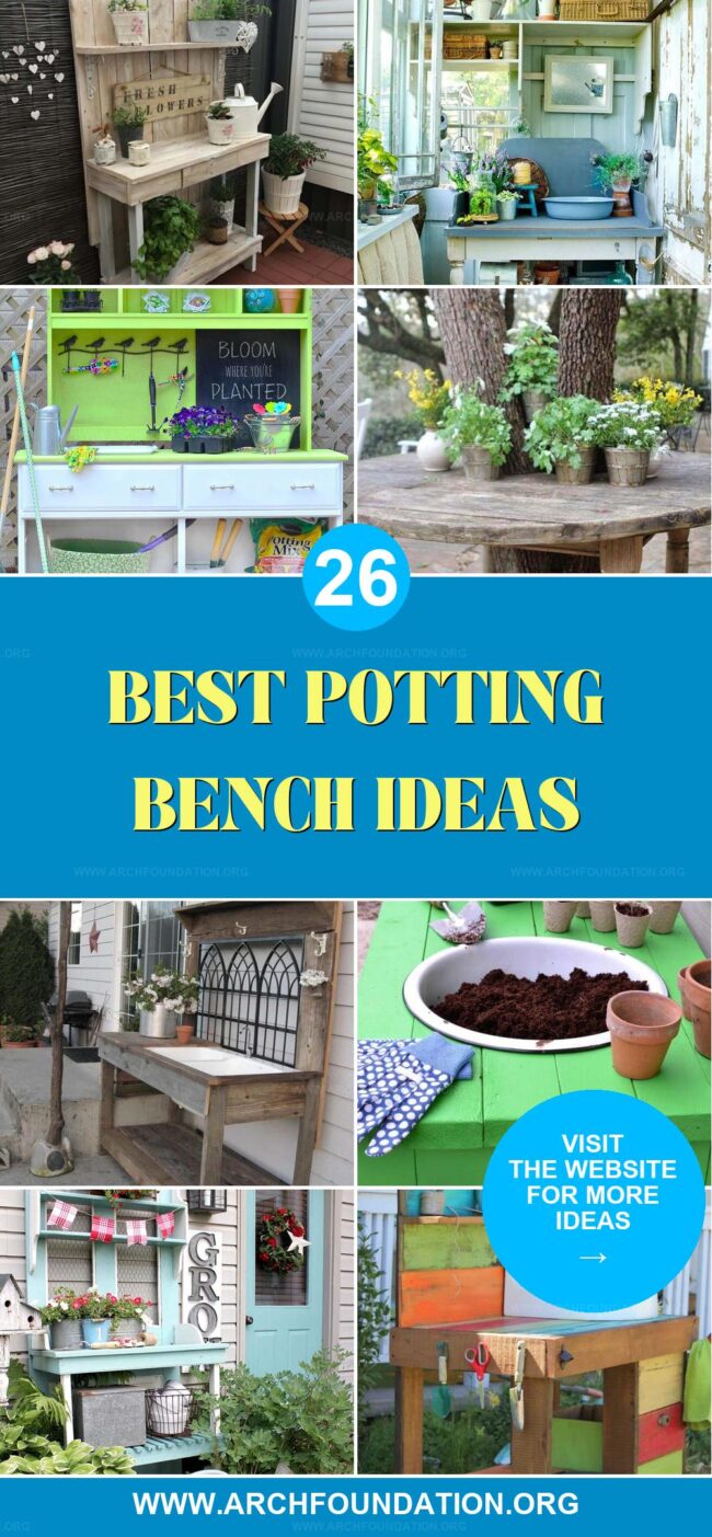 26 Creative Potting Bench Designs for Gardeners