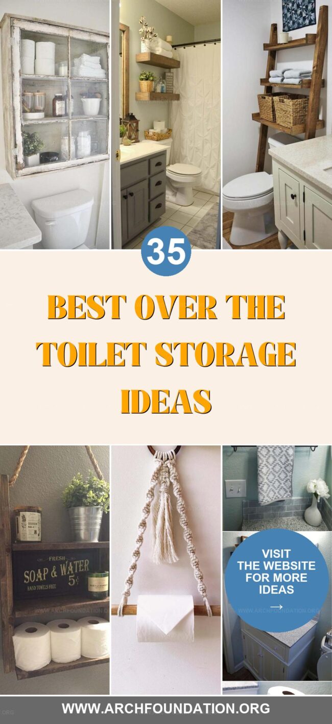 35 Smart Over-the-Toilet Storage Ideas for a Tidy Bathroom