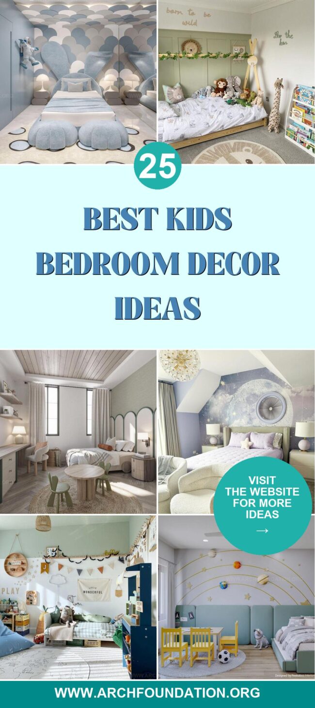 25 Fun Kids Bedroom Decor Ideas for Playful Spaces