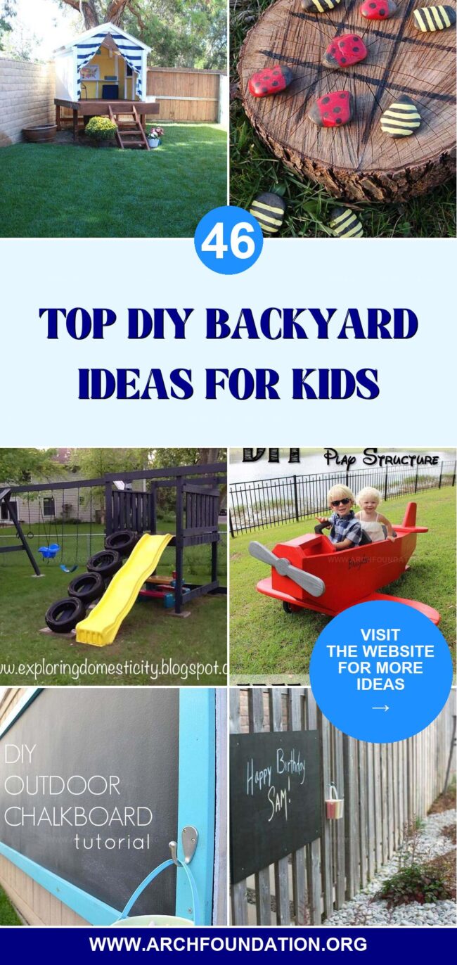 46 Fun DIY Backyard Projects for Kids