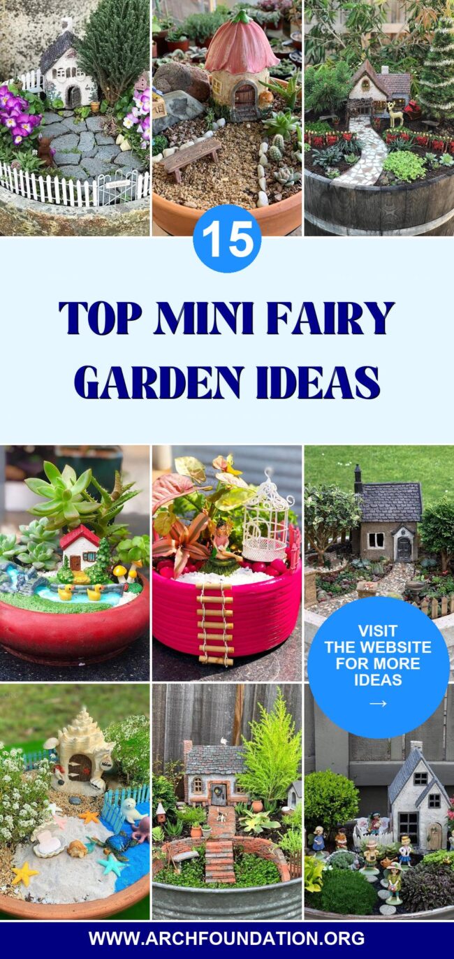 15 Creative Mini Fairy Garden Ideas for Your Home