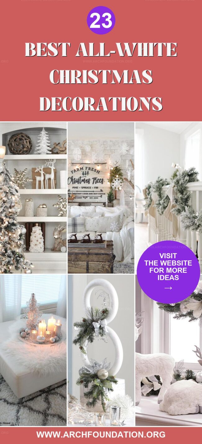 23 All-White Christmas Decorations for a Sleek Holiday