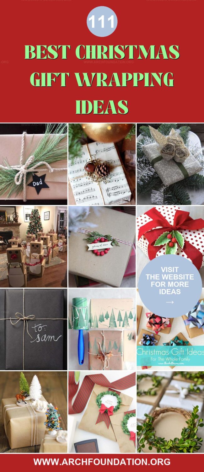 111 Ideal Christmas Gift Wrapping Ideas