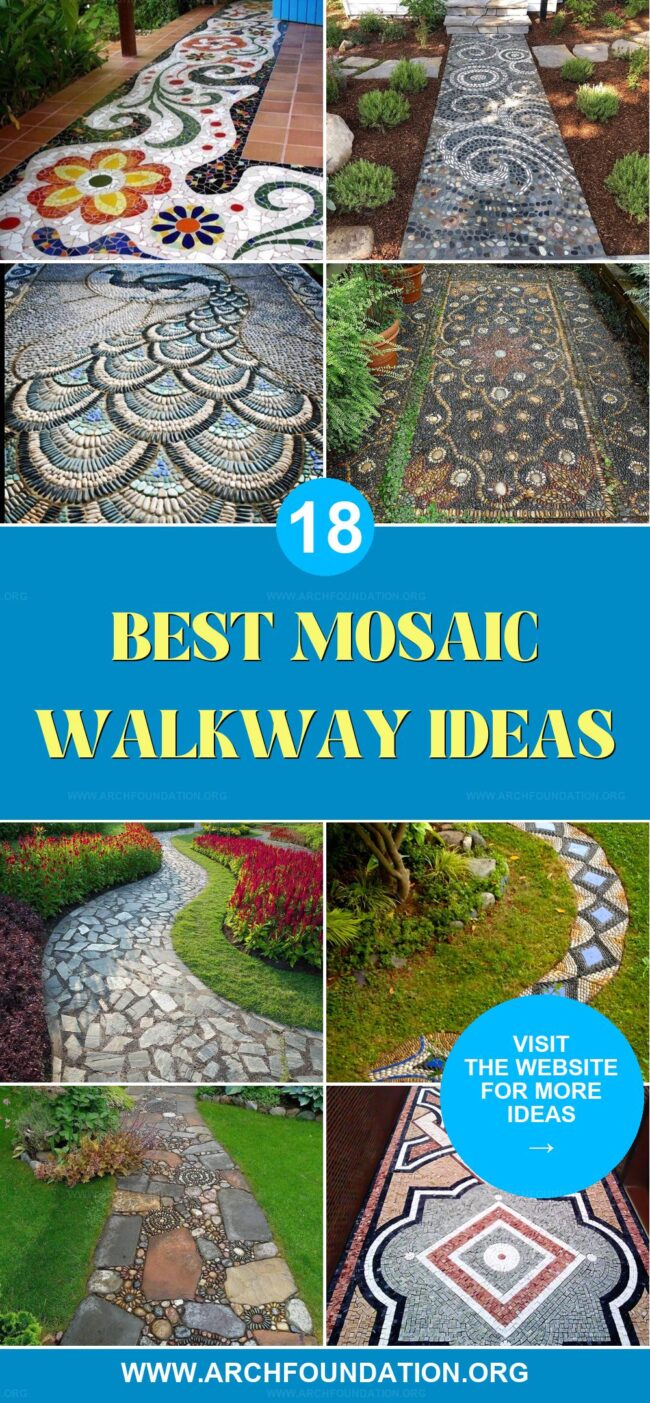 18 Creative Mosaic Walkway Ideas for a Beautiful Garden