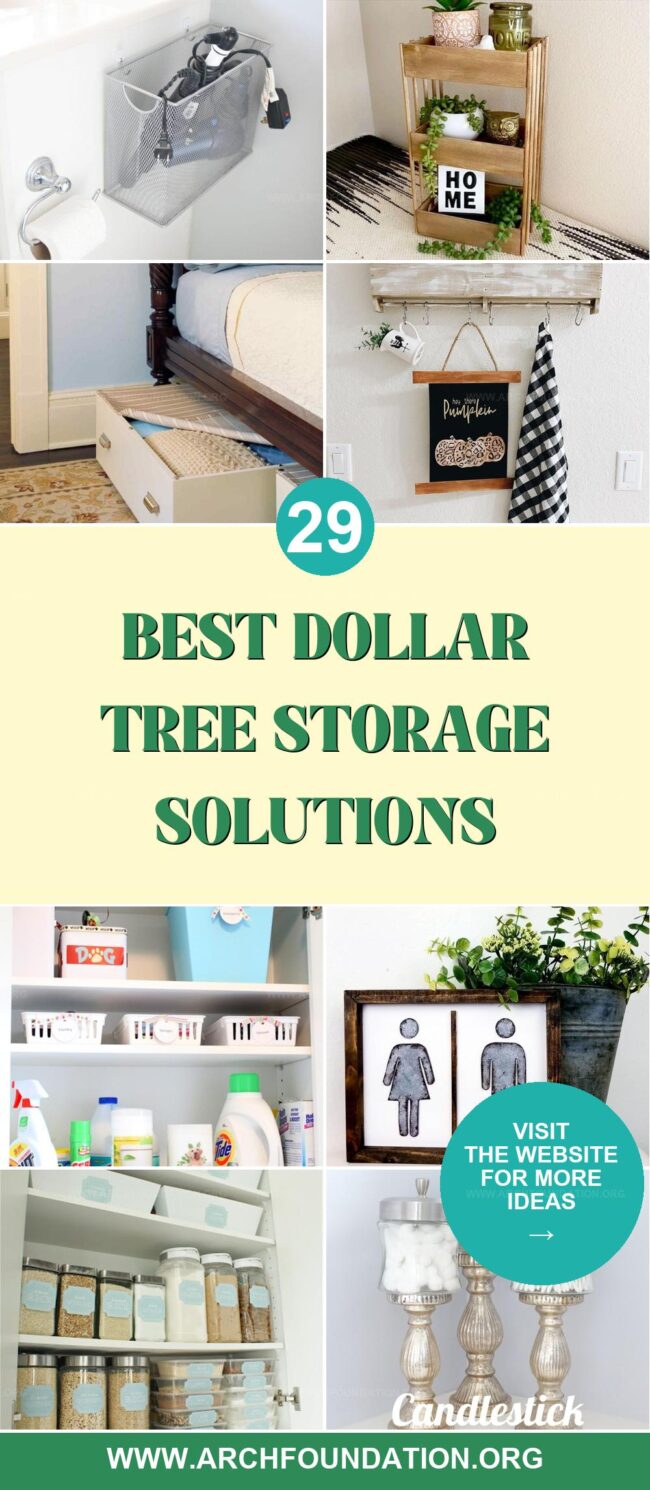 29 Smart Dollar Tree Storage Solutions to Help Organize Every Room