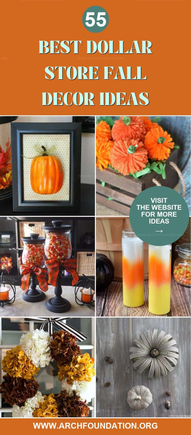 55 Creative Dollar Store Fall Decor Ideas for a Warm and Inviting Autumn