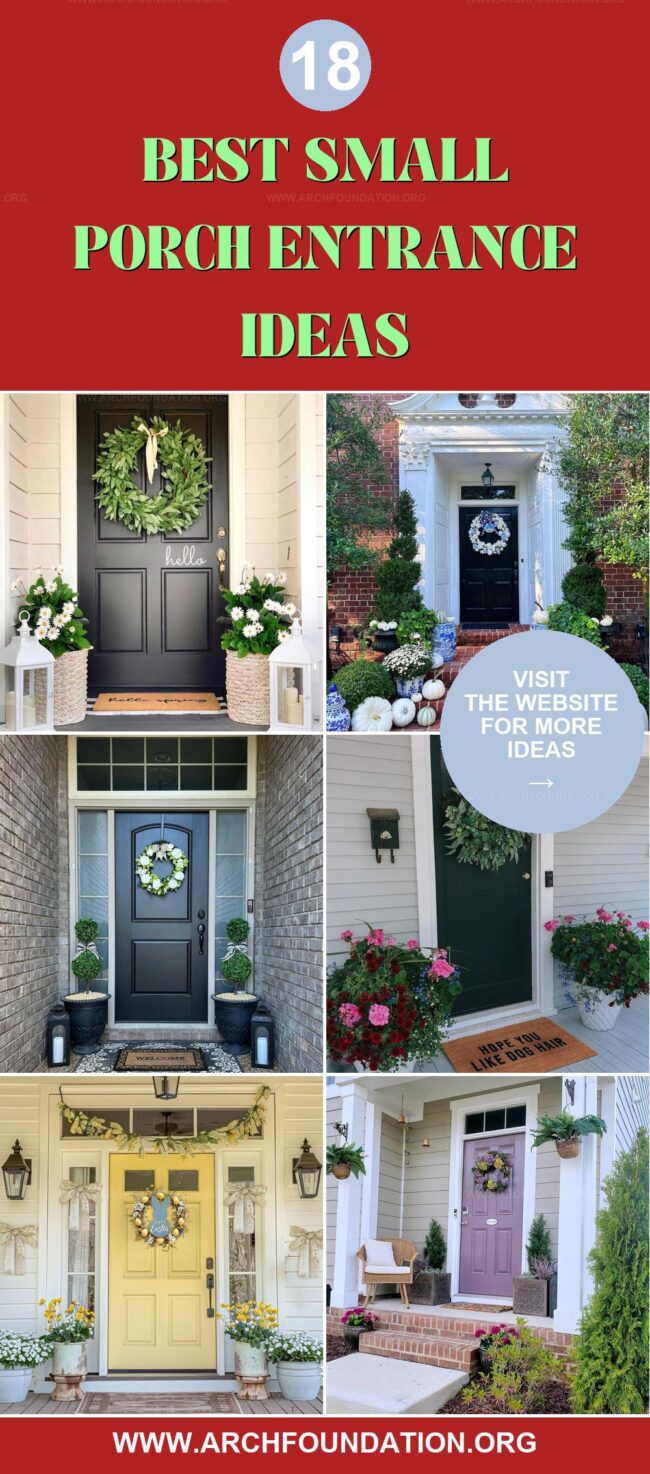 18 Best Small Porch Ideas for a Beautiful Entrance