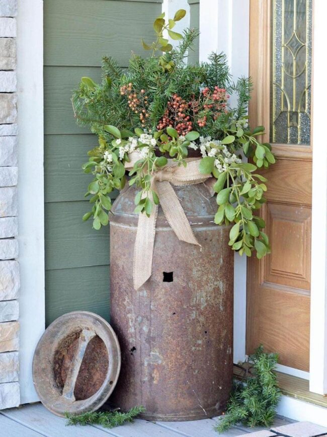 Repurpose Vintage Pieces Into Metal Plant Containers